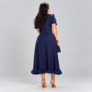 Vestido Longo Midi - Moda Modesta